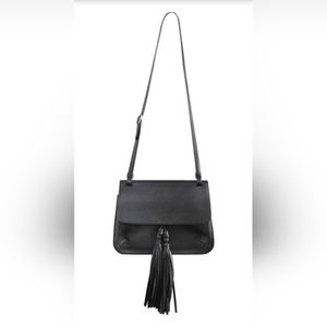 💯% Authentic Vintage Gucci Bamboo Black Tassel Cross body